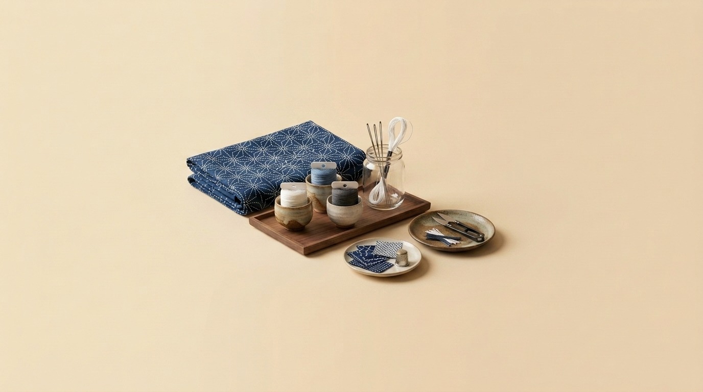 Sashiko-workshop - Gnkgo Tree - Waasmunster